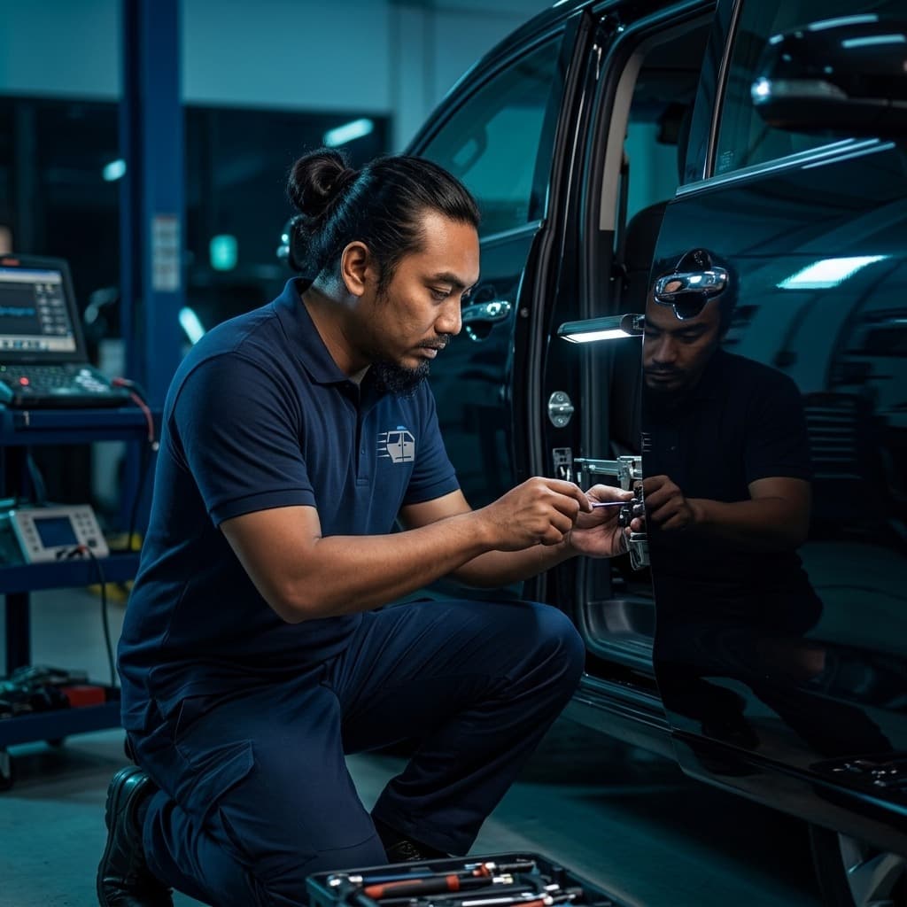 Teknisi Spesialis Pintu Geser Mobil